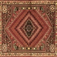 thumbnail image 1 of Ahgly Company Indoor Square Persian Brown Traditional Area Rugs, 3' Square, 1 of 4