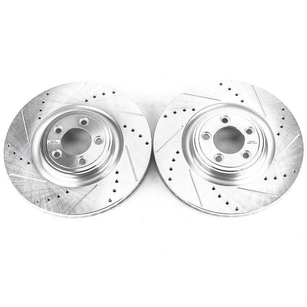 Power Stop EBR1083XPR Evolution Drilled & Slotted Rotors -Front