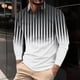 thumbnail image 1 of Blusa y camisa de manga larga con cuello vuelto para hombre, informal, con cuello vuelto, estampado, para fitness, deportiva, de manga larga, de poliéster, 1 of 5