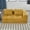 Yellow, variant on Demi Bonn 62" Plush Chenille Loveseat Sofa, Modular Sleeper for Living Room, Bedroom, Apartment Lounge, Stylish & Comfortable Couch, White