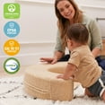 thumbnail image 6 of ECR4Kids SoftZone Cozy Sit-Up Support Ring Baby Floor Pillow, Toddler Seating, Sand, 6 of 9
