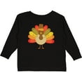 thumbnail image 3 of Inktastic Thanksgiving Pilgrim Turkey Holiday Boys or Girls Long Sleeve Toddler T-Shirt, 3 of 5