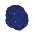 thumbnail image 2 of Easygdp Navy Blue Shower Caps for Women, Double Waterproof Layers Shower Cap, Quick Drying Bath Hair Cap Reusable, 2 of 9