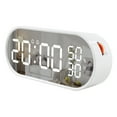 thumbnail image 1 of Tignapoo FJ3215A Horloge Miroir avec Affichage de la Température et de l'Humidité, Rétroéclairage Réglable, Alimentée par USB, Sans Piles Incluses, Design Compact, 1 of 6