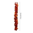 thumbnail image 3 of Fall Decor - Fall Garland Simulated Maple Leaf Vines Leaves Halloween Thanksgiving Festival Decoration Room Living Room Scene Layout Simulated Vines for Halloween Party Supplies, 3 of 6