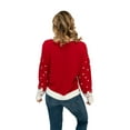 thumbnail image 5 of Jollidays Women's Frosty Friends Ugly Christmas Sweater, 5 of 6
