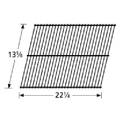 Music City Metals 59211 EXACT-FIT™ Porcelain steel bar cooking grid 