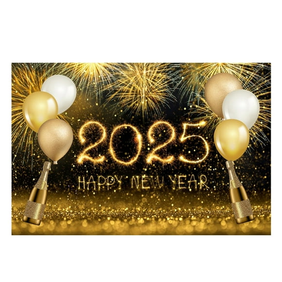 New Years Backdrops for Photography New Years Eve Backdrop 2025 Happy New Year Backdrop Happy New Year Backdrop 2025