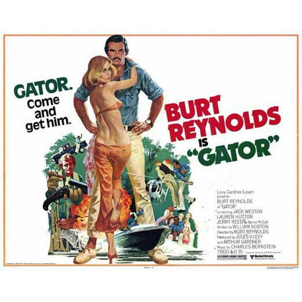 Gator movie POSTER (Style A) (11" x 14") (1976)