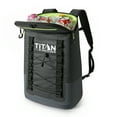 thumbnail image 3 of (5 pack) Titan by Arctic Zone 24 Can, 16 Quart Welded Cooler Backpack with Waterproof Exterior, Black, 3 of 16
