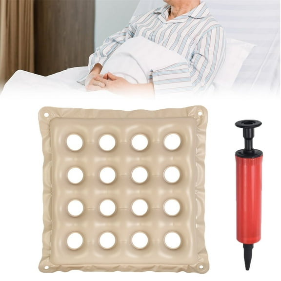 Tutuviw Inflatable Seat Cushions for Pressure Relief,Anti-Decubitus Wheelchair Cushion, Breathable Backrest Air Cushion,Bed Sore Cushion for Pain Relief,Portable Travel Seat Cushion for Airplane/Car