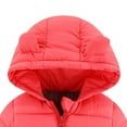 thumbnail image 4 of Toddler Boys Girls Winter Puffer Jackets With Ears Kids Hooded Coats Outerwear 1-5Y, 4 of 6
