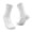 White, variant on WIZUTIZ Compression Running Socks 1 Pairs, Cushion Crew Socks, Anti-Blister Moisture Wicking Athletic Hiking Basketball Sock