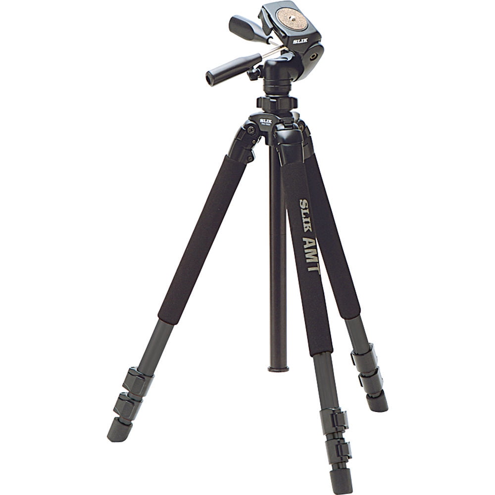 Slik Pro 700DX AMT Tripod With 3Way Pan and Tilt Head Black 615316