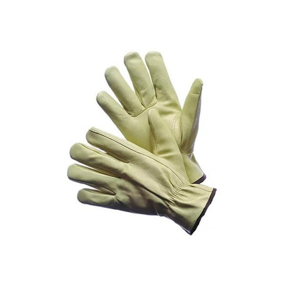 Major Gloves & Safety 32-1380P-L Gants Isolés pour Conducteurs en Peau de Porc avec Doublure en Jersey Rouge - Grand