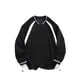 thumbnail image 1 of Blusas y camisas de manga larga con cuello en V para hombre, camisas casuales de moda, cuello de patchwork, blusa de manga larga para hombre, 1 of 3