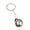Silver, variant on Hard Hat Keychain Portable Mini Helmet Design Bright Color Key Chain Compact Size Key Identifier Backpack Accessory