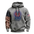 thumbnail image 4 of Usa 250th Anniversary Mens Hoodies American Patriotic Flag 250th Anniversary Usa Shirt American 1776-2026 250th Birthday Mens Loose Fit Streetwear Trendy Tops, 4 of 4