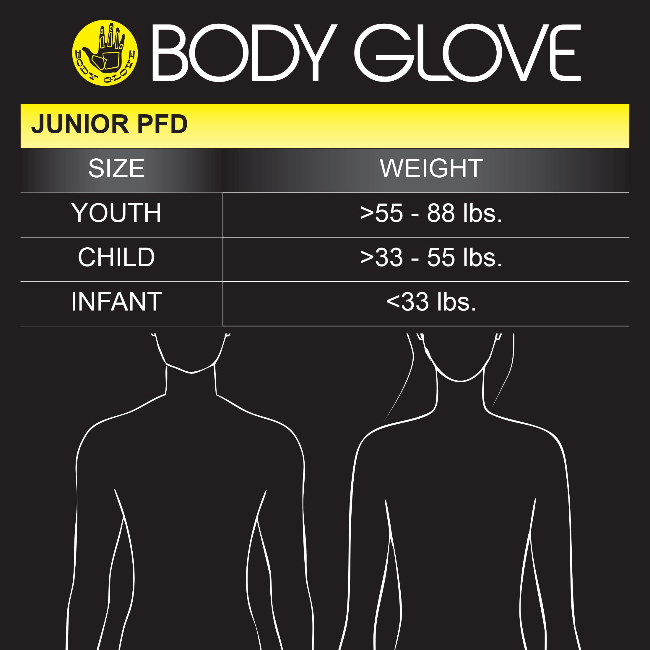 Body Glove Youth Neoprene PFD Life Jacket and Vest, Girl, 55-88 lbs., Pink