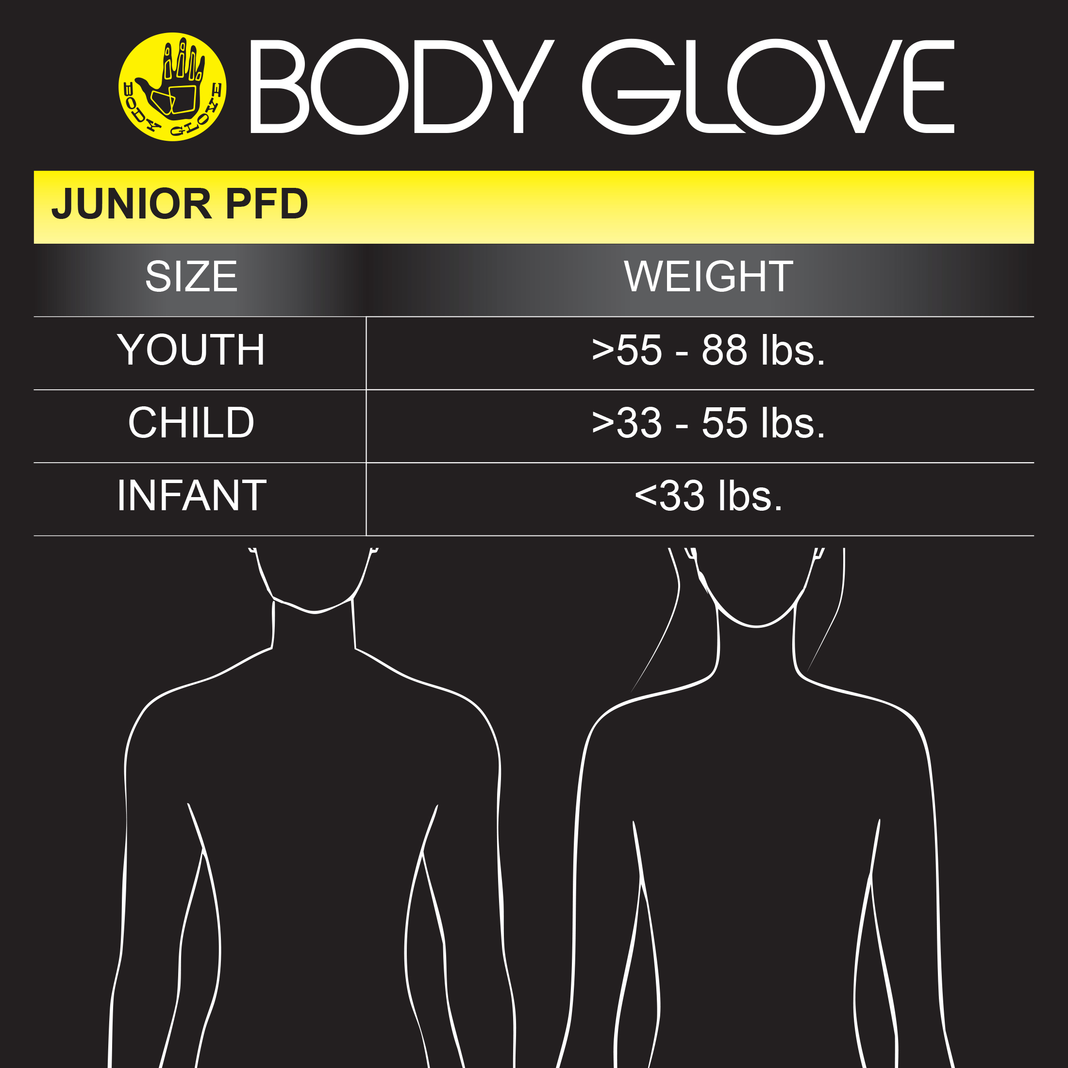 Body Glove Child's Neoprene PFD Life Jacket 33-55 lbs photo 6