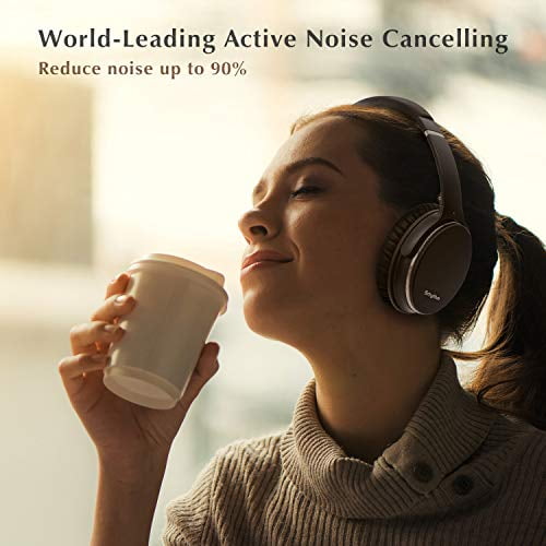 Noise Cancelling Headphones Wireless Bluetooth 5.0,Fast Charge OverEar