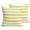 Yellow, variant on Throw Pillow Covers 18x18 Inch Set of 2 Yellow Grey Stripes Decorative Pillows Cushion Case Soft Square Pillowcases White Classic Striped Throw Pillows for Couch Sofa Bed Chair Home Decor