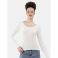 thumbnail image 4 of No Boundaries Seamless Scoop Neck Top, Women's, 4 of 5