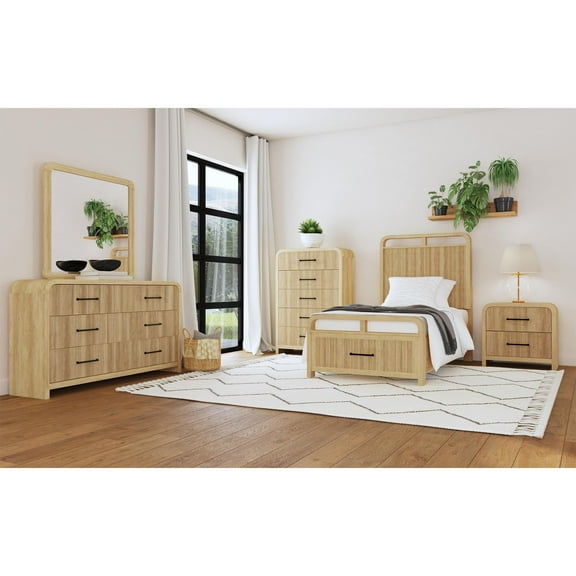 Picket House Furnishings Woodridge Twin Storage Bed in Natural