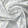 thumbnail image 5 of Ambesonne Floral Valance Pack of 2, Bohemian Vintage Orchids, 42"X12", Cream and Blue, 5 of 5