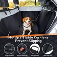 thumbnail image 5 of Dog Truck Seat Covers For Crew Cab Truck With Fold Up Seats, Truck Dog Seat Cover Back Seat With Door Protection, Truck Back Seat Cover For Dogs Fits F150, Ram, Silverado, Tundra, 5 of 6