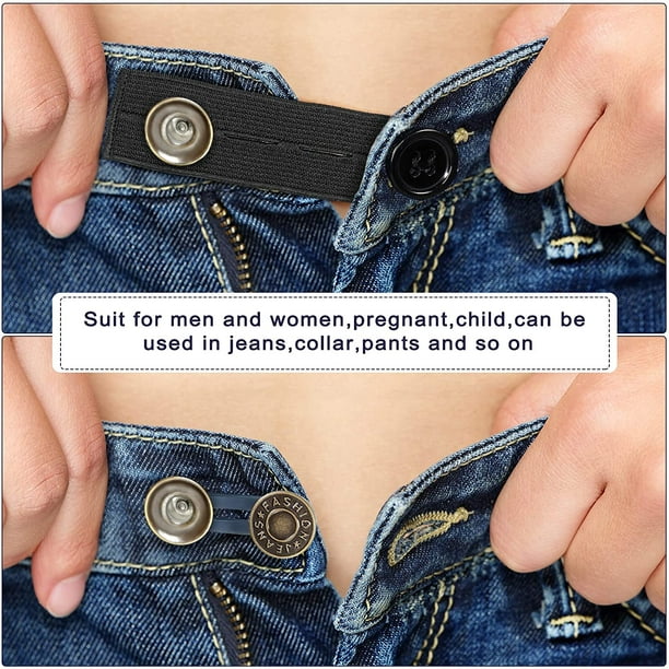 3 Pcs Maternity Pants Extender Adjustable Elastic Waist Pregnancy