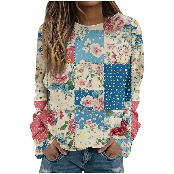 Fall Pohista Autumn Clothing Sweatshirt Womens Shirts Fall Long Sleeve Fall Tops Womens Blouses My Items Saved for Later