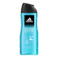 thumbnail image 1 of Gel de ducha y champú adidas Ice Dive 3 en 1 para hombre 400 ml, 1 of 2