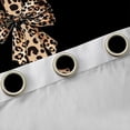 thumbnail image 4 of Homewish Cartoon Monogrammed T Curtains Pack of 2 (42x84 Each) for Teens, Leopard Cheetah Print Curtains Blackout, Modern Fashion Bedroom Curtains, Window Curtains Decor, 4 of 6
