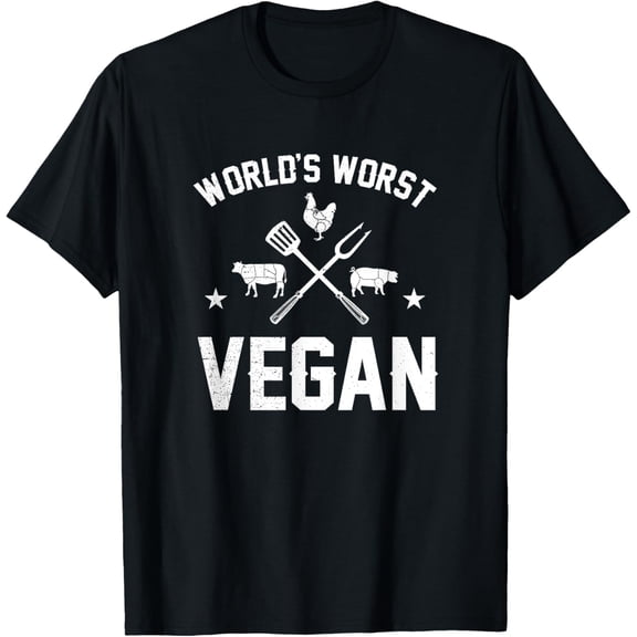 World's Worst Vegan Clothing Meat Lover Gift Idea Funny BBQ T-Shirt