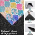 thumbnail image 3 of Multi Color Floral Checkered Pattern Kitchen Rugs Sets Of 3,Kitchen Runner Rugs Non Skid Washable,Decorative Kitchen Floor Mats for Kitchen,Sink,Laundry,17"x30"+ 17"x47" + 17"x59", 3 of 6