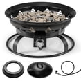 thumbnail image 1 of Gymax 21 Inch Diameter Propane Gas Fire Pit Patio Portable Fire Bowl w/ Cover Igniter, 1 of 9