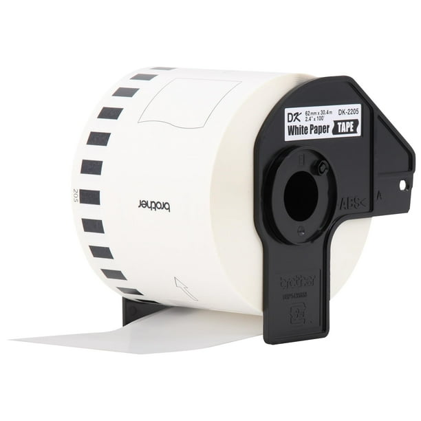 Rollo continuo de etiquetas de papel Brother DK-22053PK 2,4 x 30 m