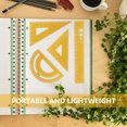 thumbnail image 2 of Miangastore Protractor Straight Triangle 1Set 6.29X0.94X0.04in, 2 of 9