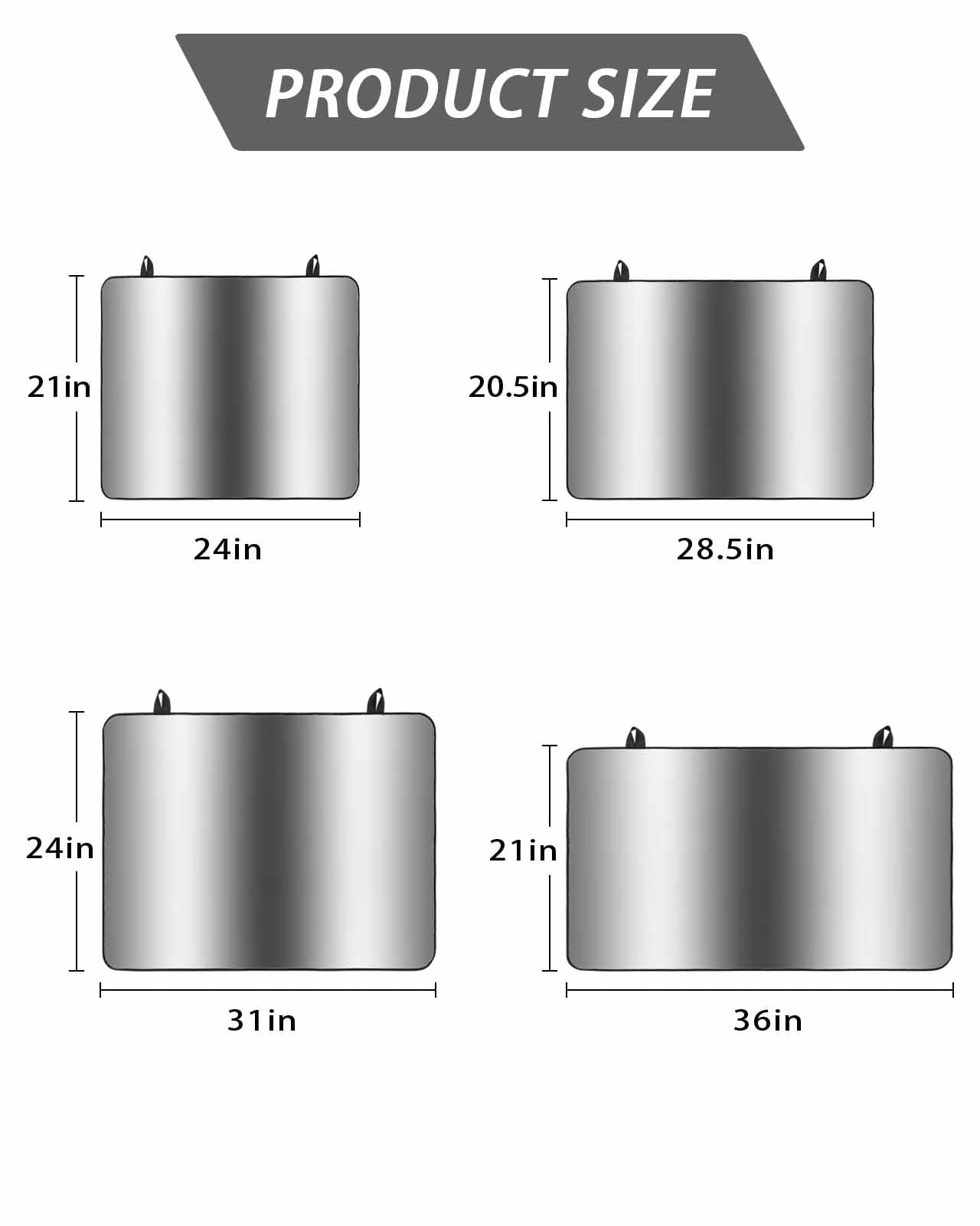 Stove Top Covers for Electric Stove, Dark Grey White Glass Stovetop Cover Protector, Farmhouse Ombre Color Modern Simple Induction Cooktop Protector Oven Mat for Kitchen Countertop 31"x24"