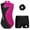 Hot Pink, variant on YONGHS Girls Sparkly Dance Unitards Biketards Gymnastics Leotards with Shorts Hair Tie Black 6