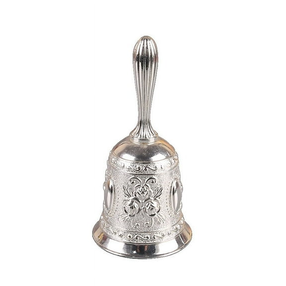 Zhuge Hand Bell Call Bell Brass Wedding Bells Christmas Bells，Silvery A