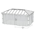 thumbnail image 3 of CANOPIA by PALRAM Mosquito Netting Set for 12 ft. x 20 ft. Dallas Gazebo, 3 of 5