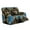 Blue Gold Floral, variant on Psesaysky Flowers Art Print Loveseat Recliner Cover Stretch to Fit Full Coverage Recliner Chair Cover Soft Fabric