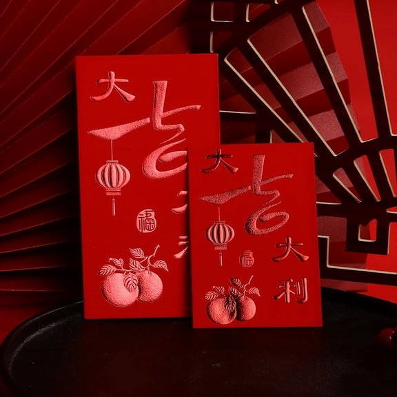 Nvzi Red Envelopes Chinese New Year, 12pcs Money Envelopes for Cash Christmas Lucky Money Pocket-Large U