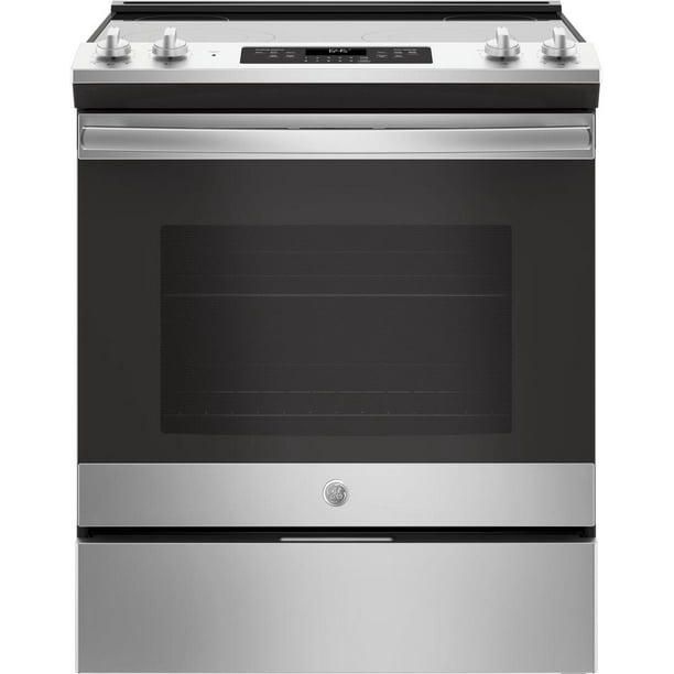 GE JS645SLSS 30 Slide In Electric Range with 4 Elements 5.3 cu. ft