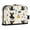 Black Cat Seamless Pattern, variant on Pencil Bag with Magnetic Foldable Base Large Capacity Stand-Up Pencil Case Durable Nylon Pen Pouch Black Cat Seamless Pattern