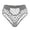 Grey, variant on Fishnet Seamless Panty Mid Waist Seamless Underwear for Women Mesh Women's Panties