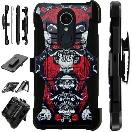 Skull Cover Lg Volt LuxGuard Phone Case Cover For LG Stylo 4 | Stylo 4 Plus | Q Stylus Q Plus Q Alpha (Skull Angel) ()