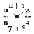 thumbnail image 1 of reloj murale bricolage reloj murale 3d moderne pour cadeaux de dcoration de office domicile (negro), 1 of 4